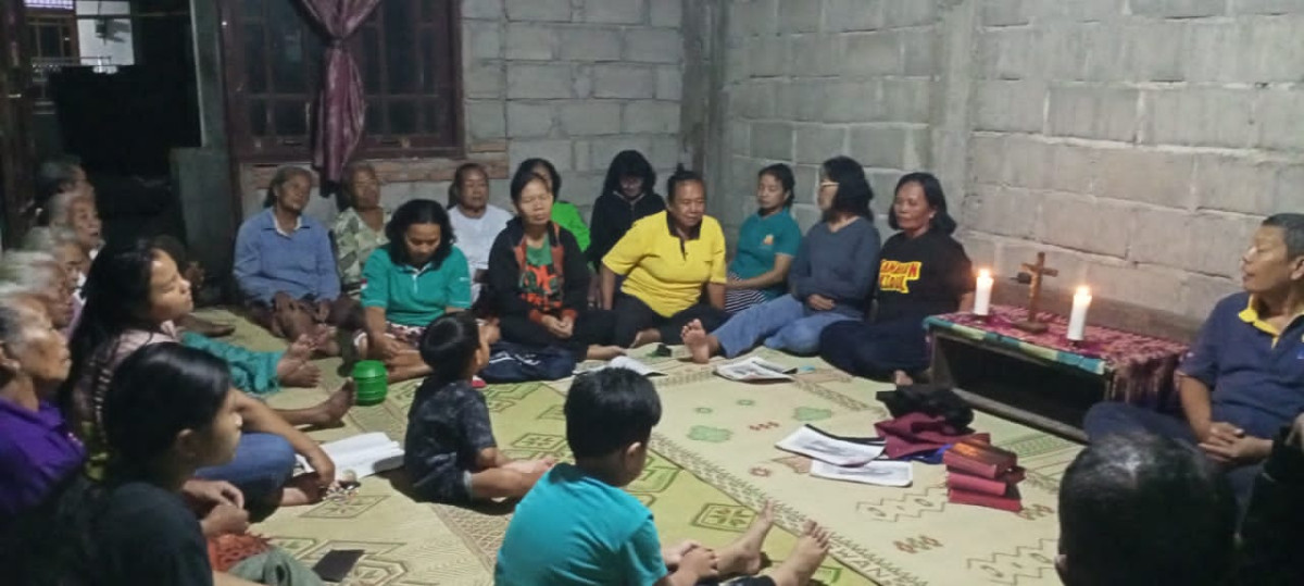 Rosario umat katolik dusun sawahan kidul