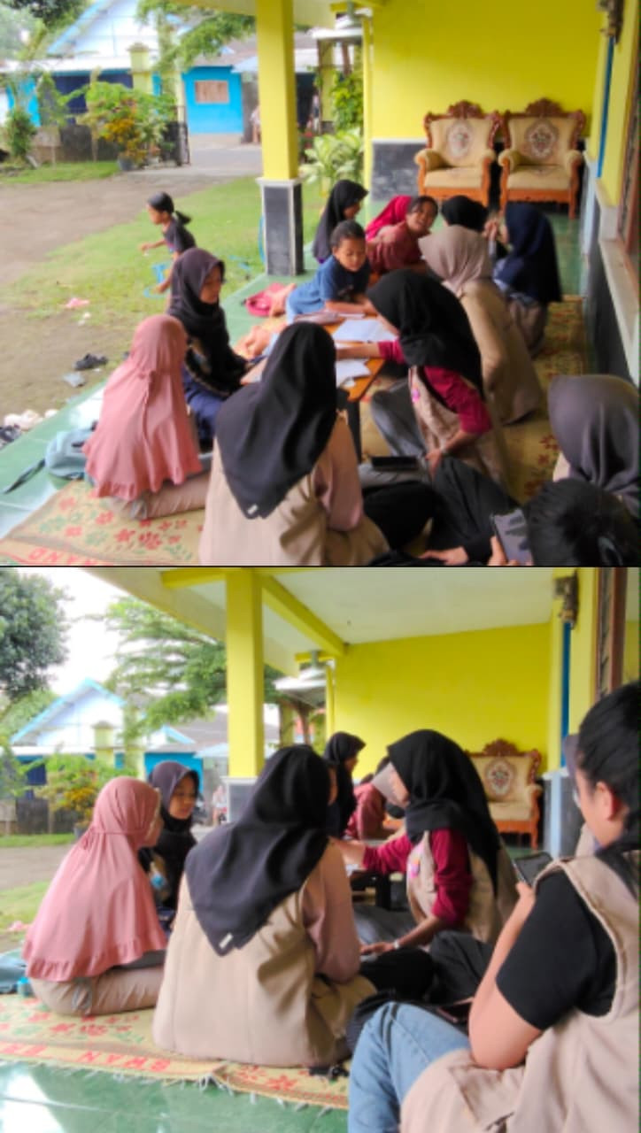 Bimbingan Belajar oleh Mahasiswi KKN Mandiri UNY di Sempu