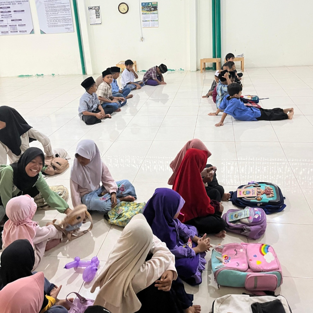 Murojaah Juz 30 Santri TPQ Al-Amin Pokoh