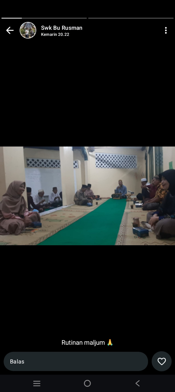 Yasinan rutin umat islam, sawahan kidul