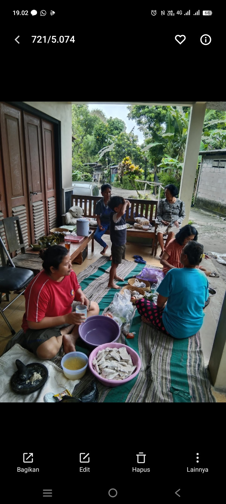 Memasak bersama warga rt 3,sawahan kidul