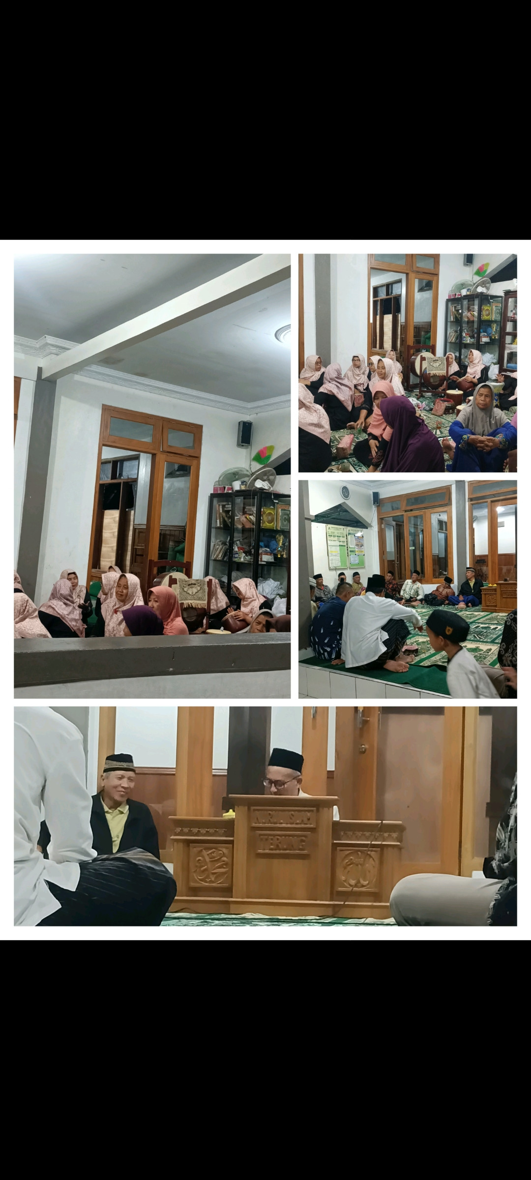 Pengajian rutin lapangan masjid Nurul Islam terung padukuhan krandon