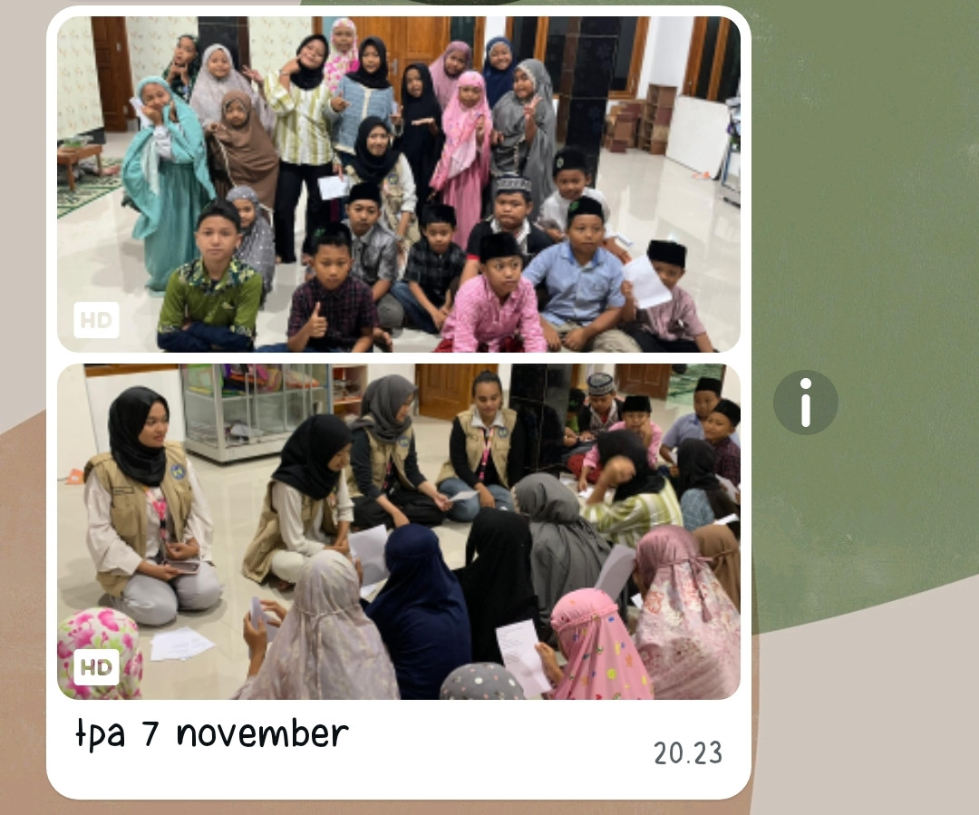 TPA Santriwan/Wati Sempu bersama Kakak KKNM UNY 2025