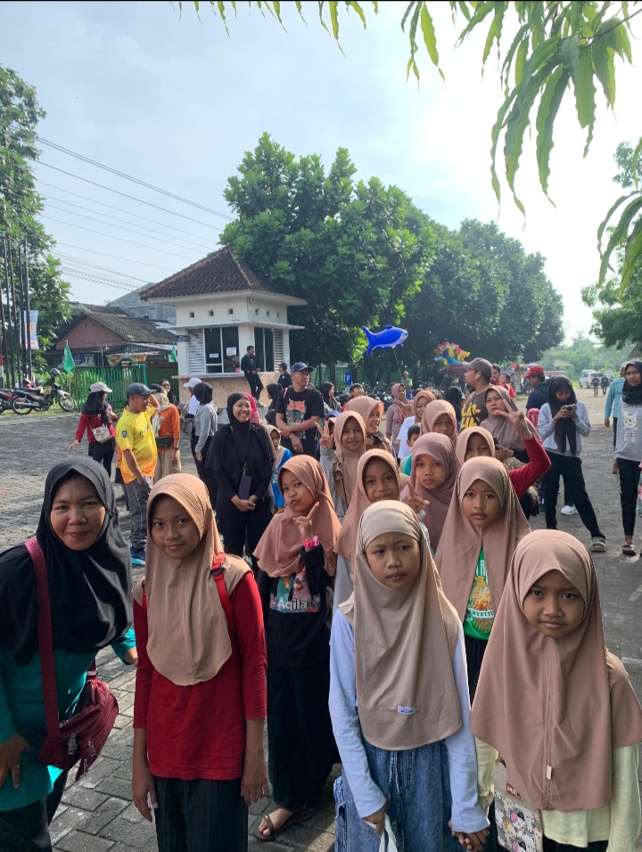 Jalan sehat anak anak TPA Demangan
