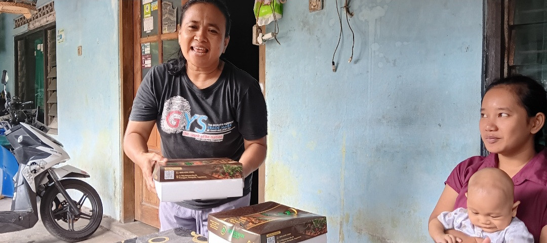 Gotong Royong Ater-Ater Syukuran Warga RT 01 Pokoh