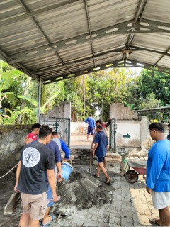 Kerja bakti warga RW 37 Kregan Sanggrahan