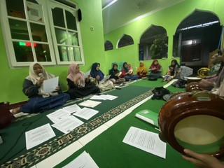 Latihan group hadroh Sanggrahan