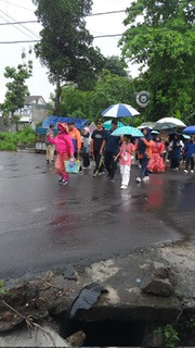 Jalan sehat warga Sanggrahan