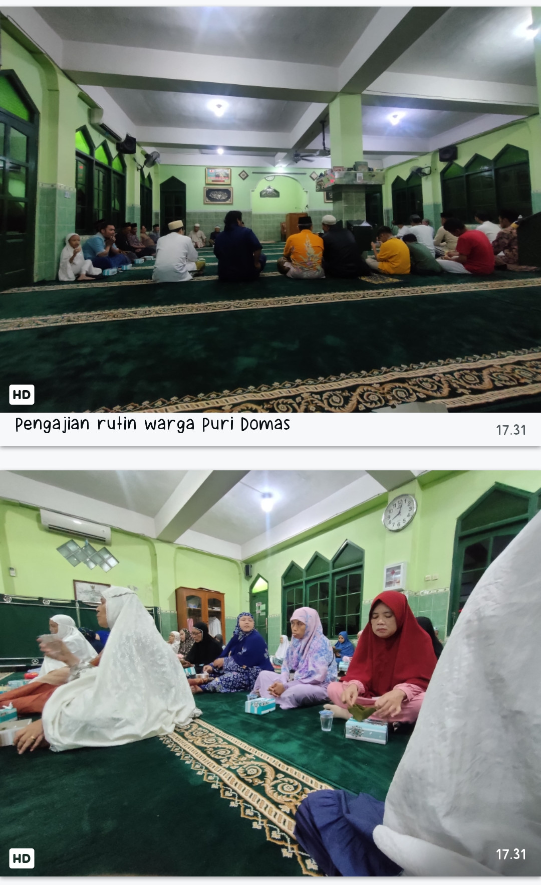 Pengajian Rutin Warga Puridomas