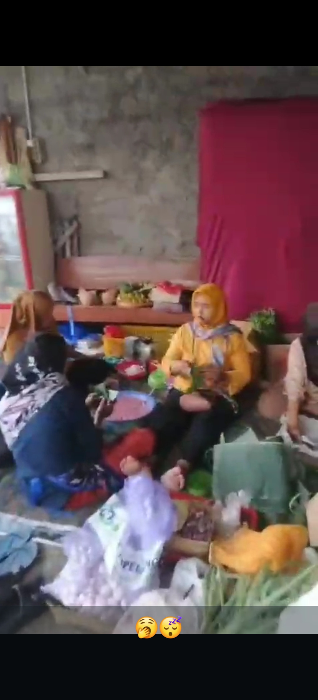 Kegiatan Rewang manten Ibu-ibu Sempu RT01