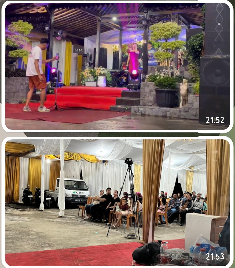 Hiburan Dangdutan Warga RT01 Padukuhan Sempu