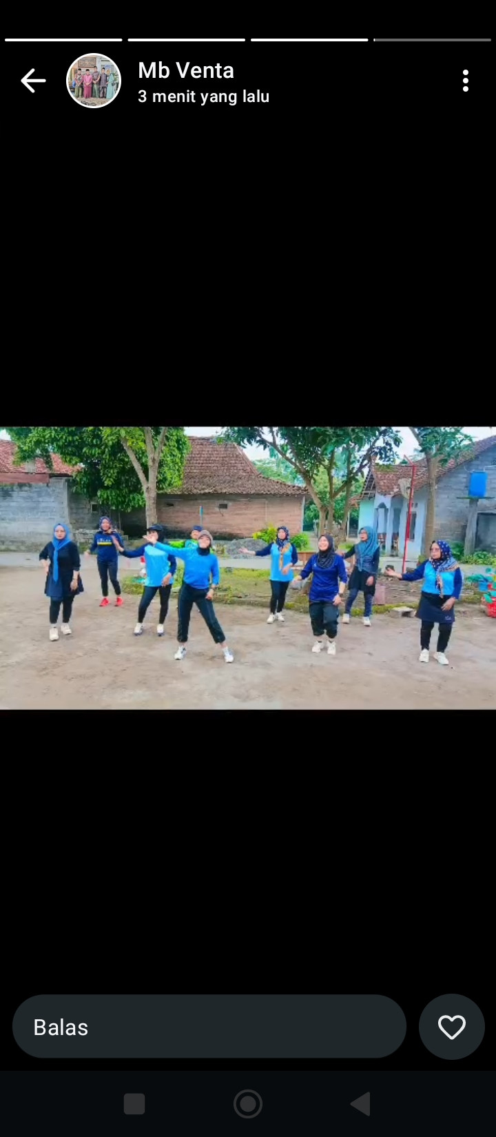 Senam Rutin padukuhan Krapyak