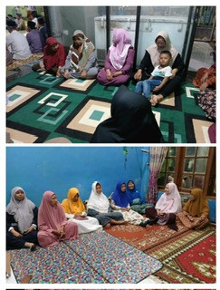 Tahlil 7 hari di Kregan Sanggrahan