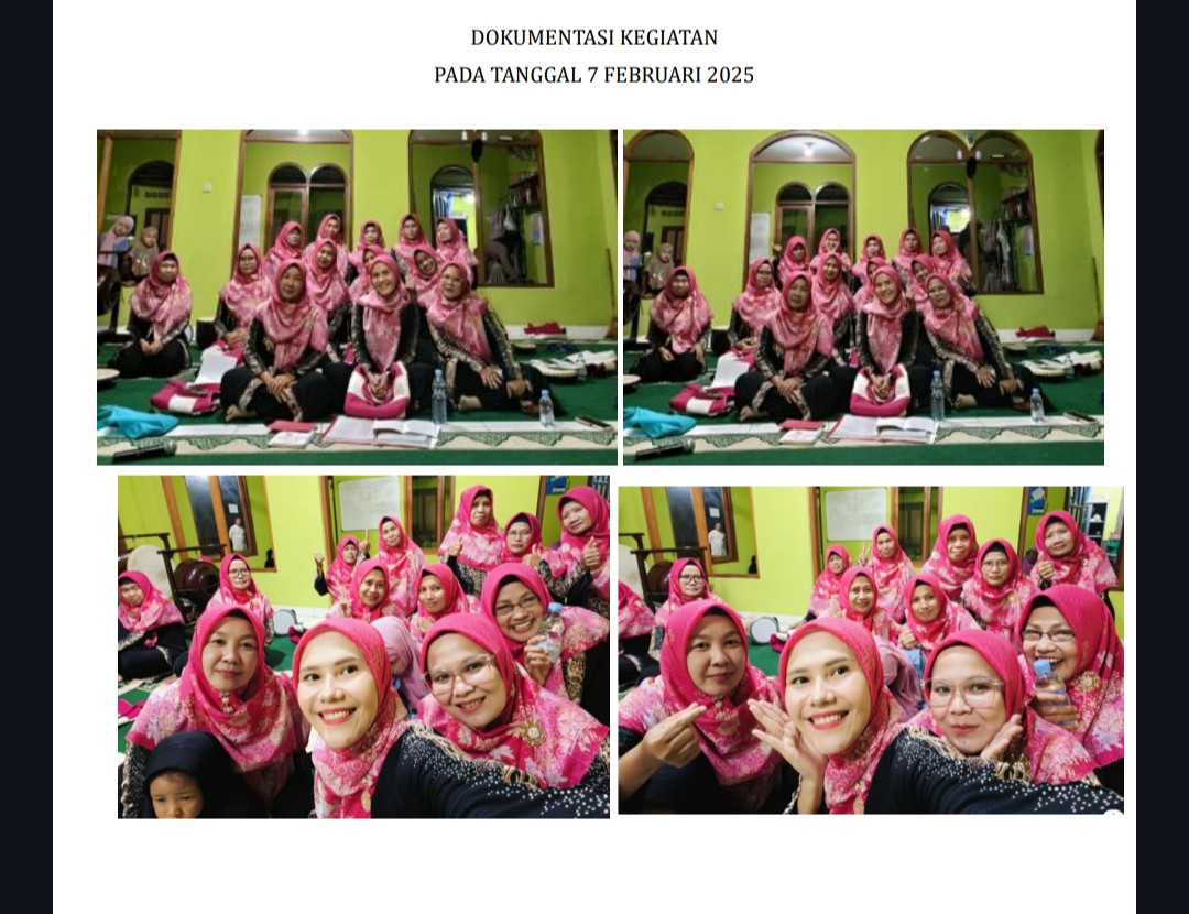 Hadroh Mar'atussholihat Mengisi sholawat dalam Pengajian Malam Sabtu Legi Dusun Jangkang Sempu