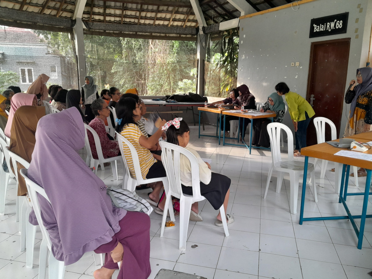 Pertemuan PKK warga perum ngori indah krajan