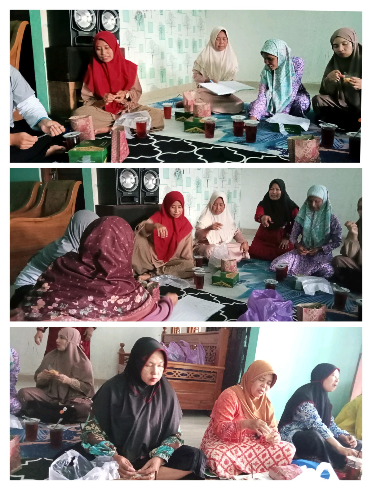 Pertemuan Dasawisma kelompok 2 rt 01 Tegalsari