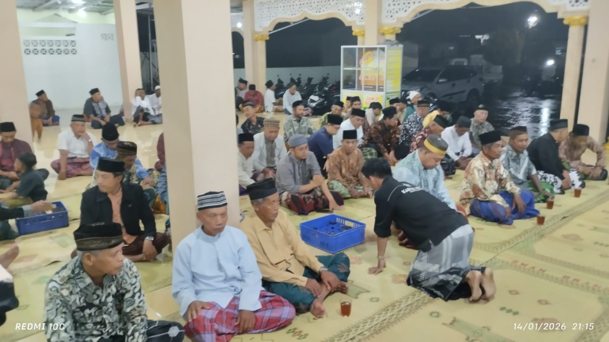 Sinoman Pengajian Isra Miraj Masjid Al-Amin Pokoh
