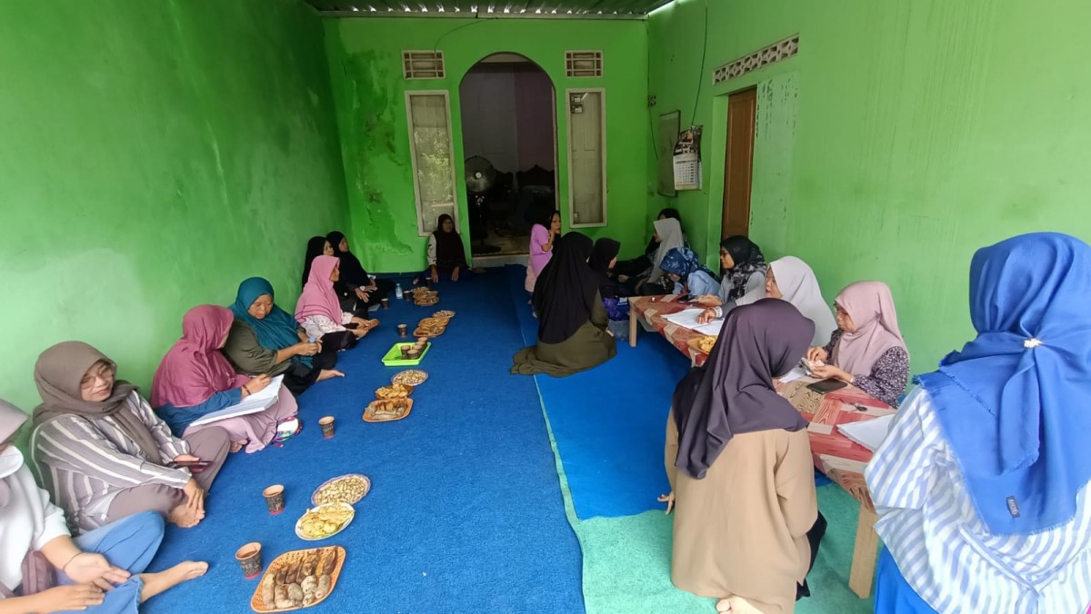 Pertemuan PKK padukuhan Krajan
