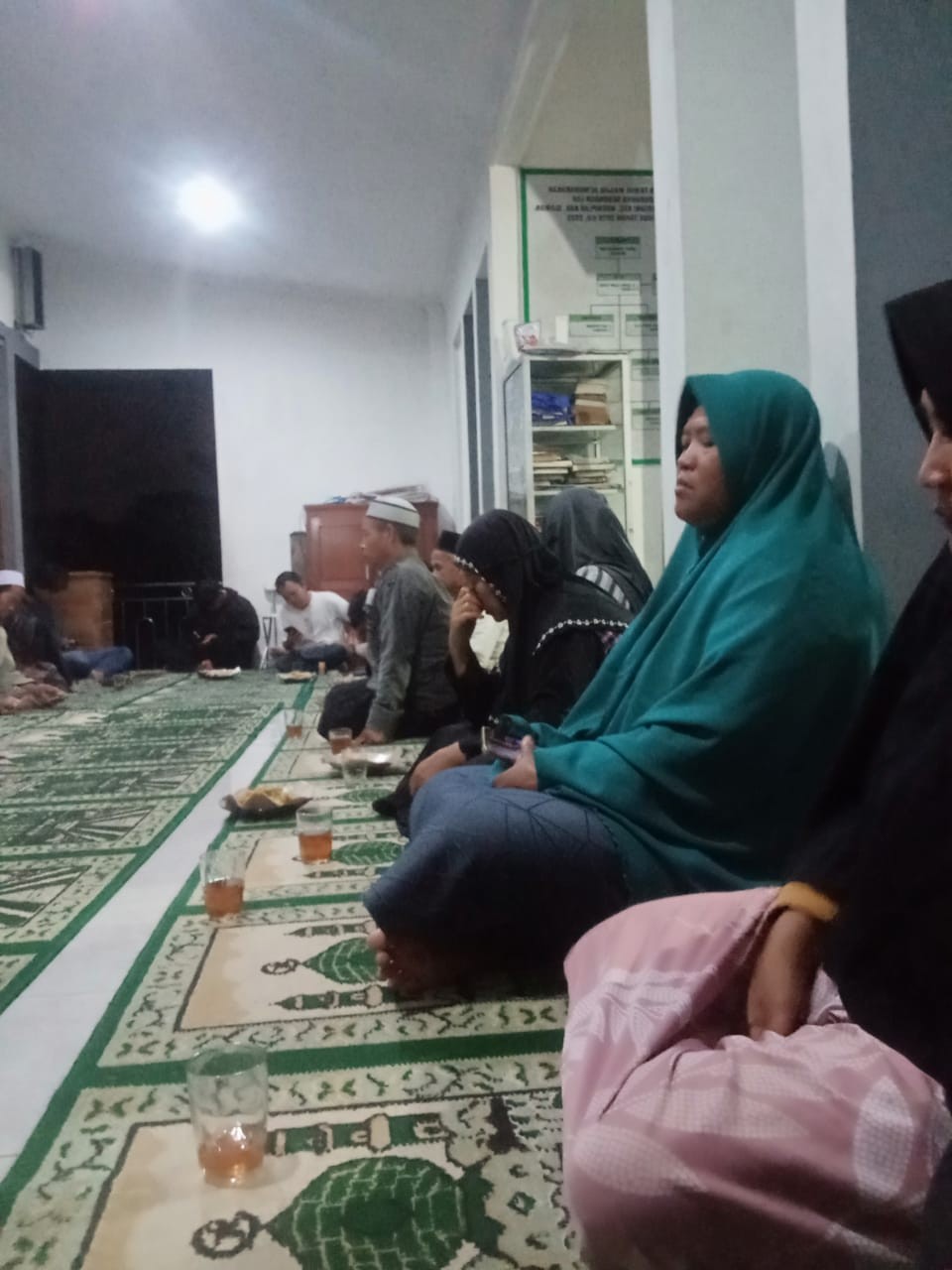 Rapat persiapan ramadhan di masjid al mu barokah warga gedongan lor
