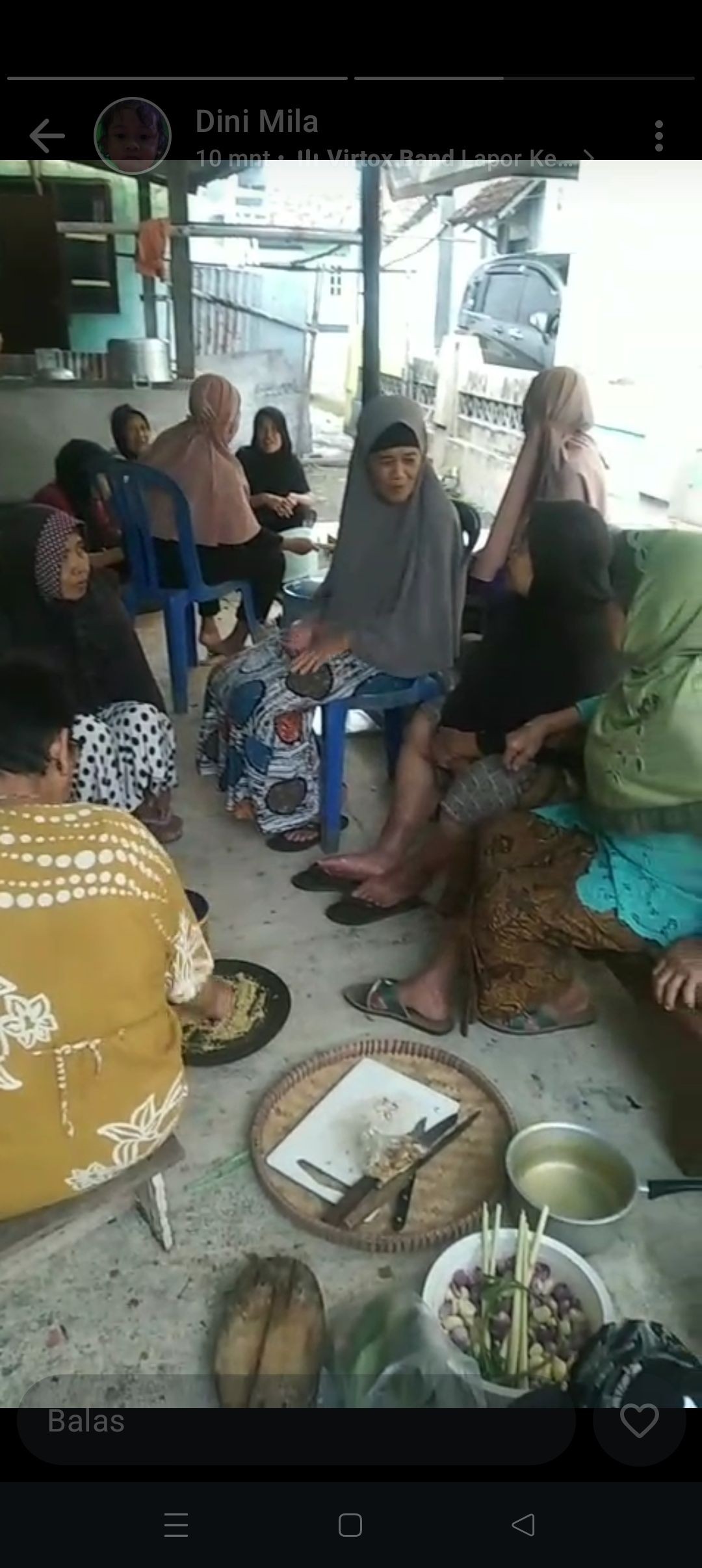 Kegiatan rewang ALM semini gebang RT 04 gebang jetis wedomartani