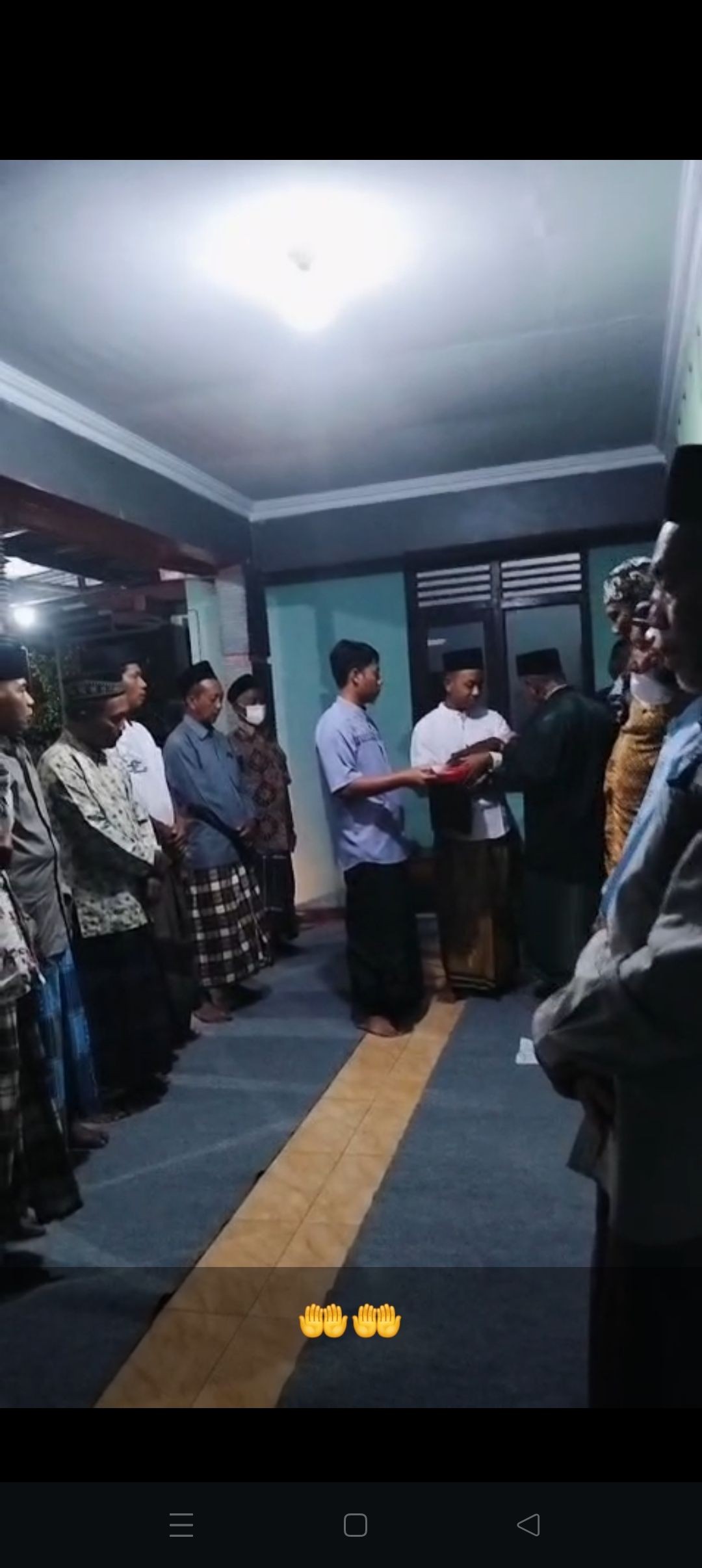 Kegiatan aqiqahan putra dr mas Ahmad Subekti RT 04 gebang jetis wedomartani