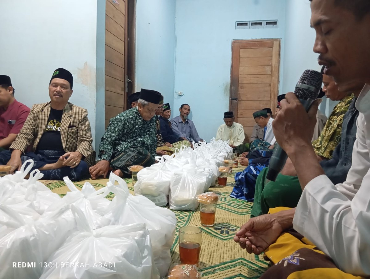 Tahil 7 hari meninggal nya bapak sarjono warga Tegalsari