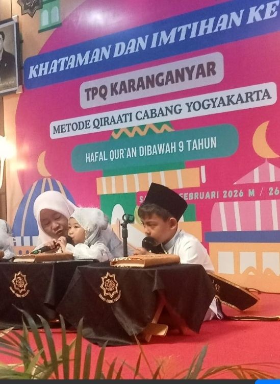 Khataman Qur'an tpq padukuhan Karanganyar