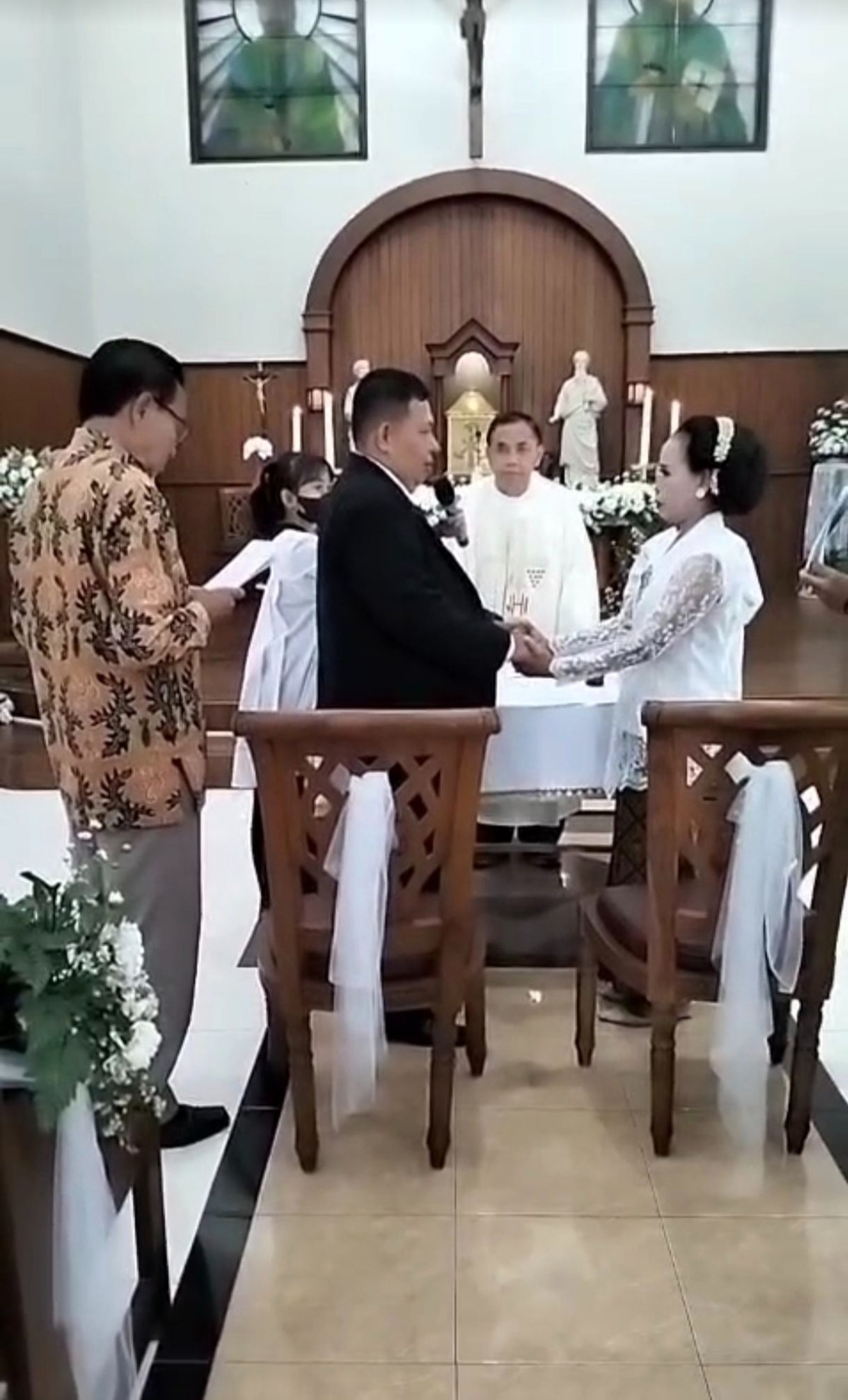 Pernikahan saudari Prapti warga dusun Babadan