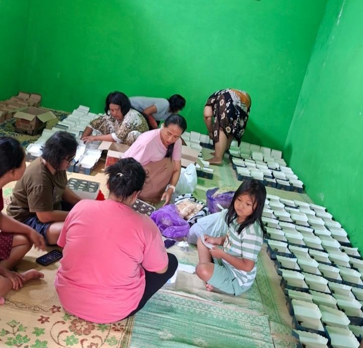 Persiapan Buka bersama masjid Al hidayah saren