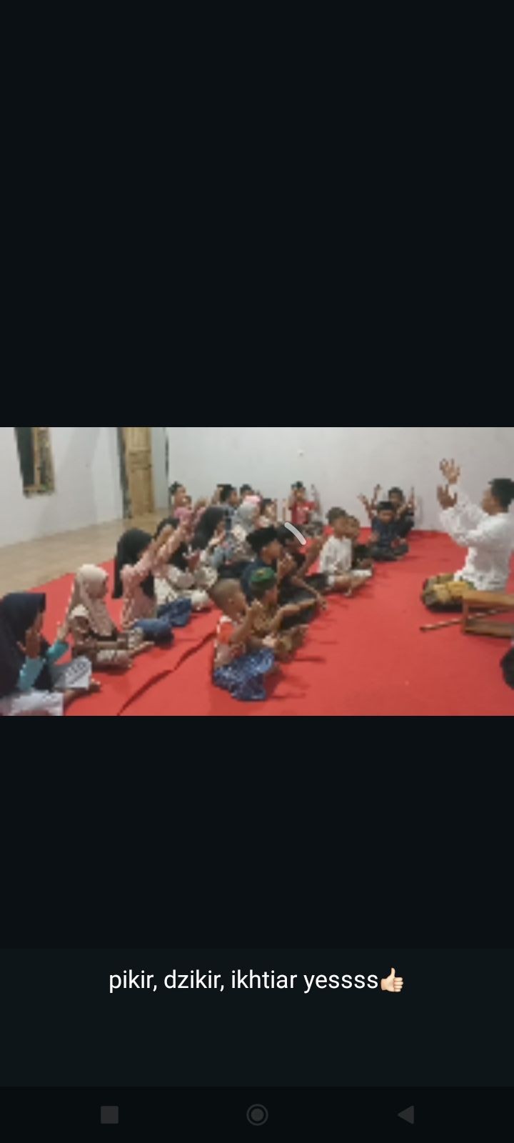 TPA salman al farisi menjelang buka bersama warga gedongan lor