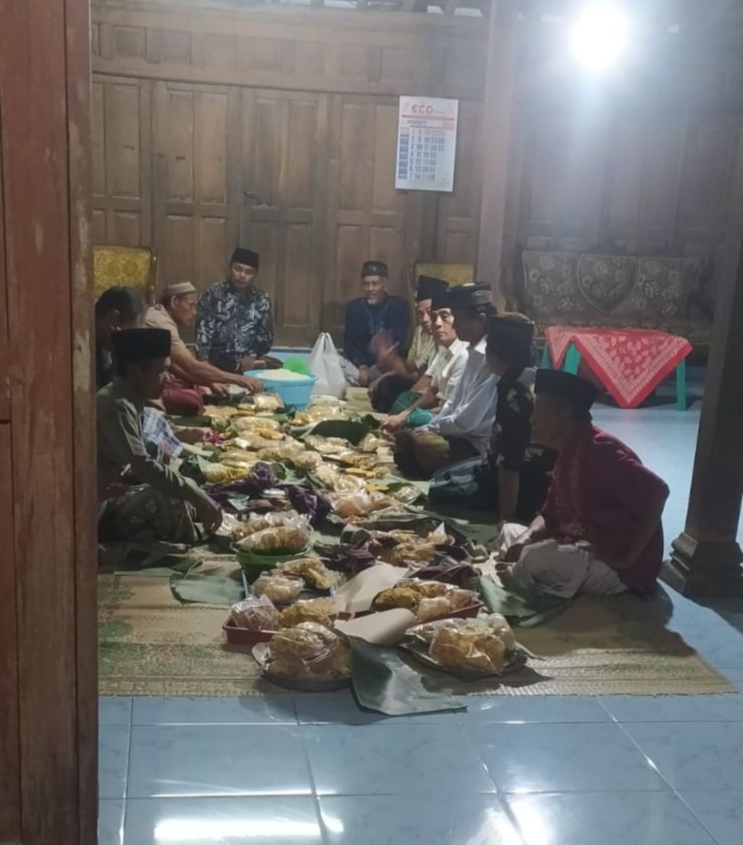 Kenduri Adat Sedekahan Malam Selikur Poso RT 01 Padukuhan Pokoh