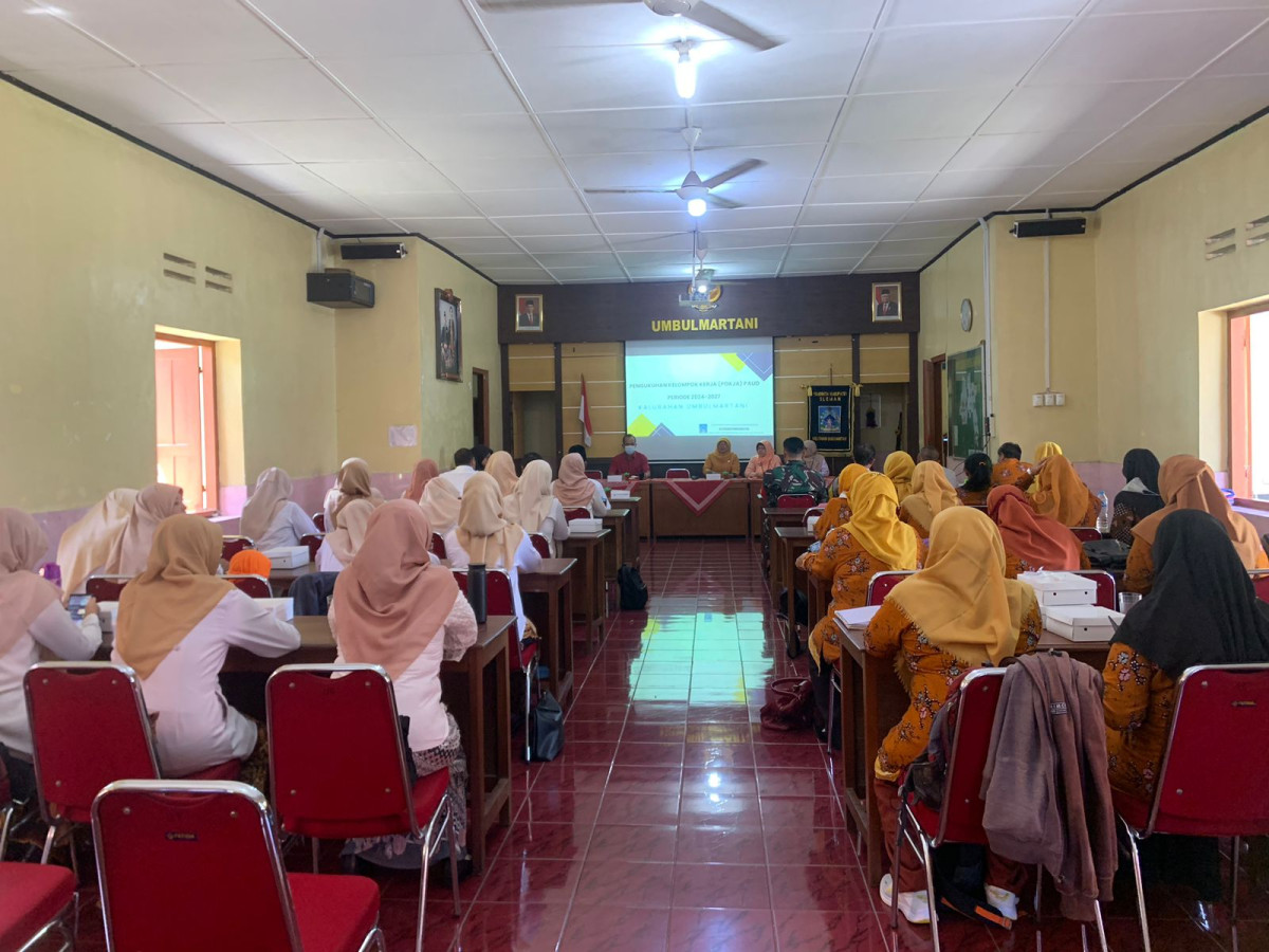 Pengukuhan Kelompok Kerja (POKJA) PAUD Periode 2024-2027 Kalurahan Umbulmartani