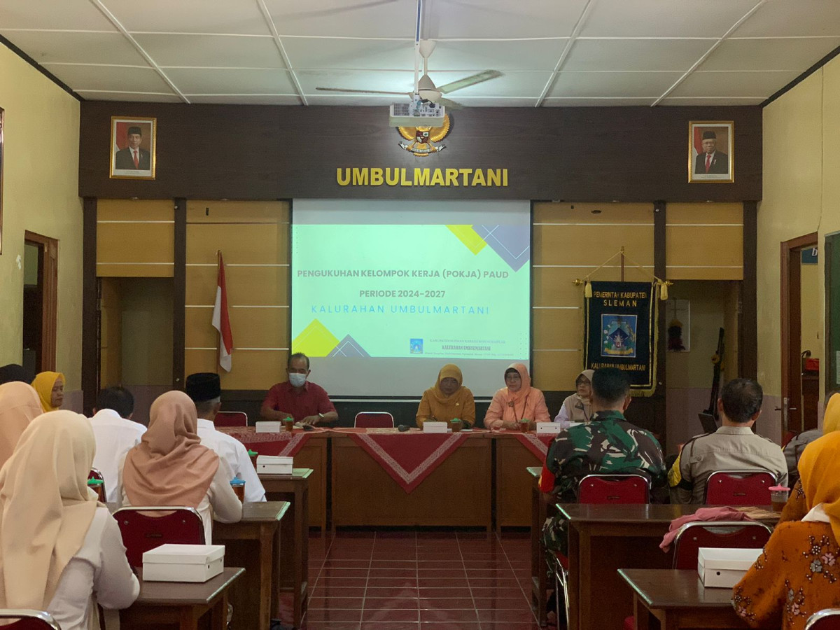 Pengukuhan Kelompok Kerja (POKJA) PAUD Periode 2024-2027 Kalurahan Umbulmartani