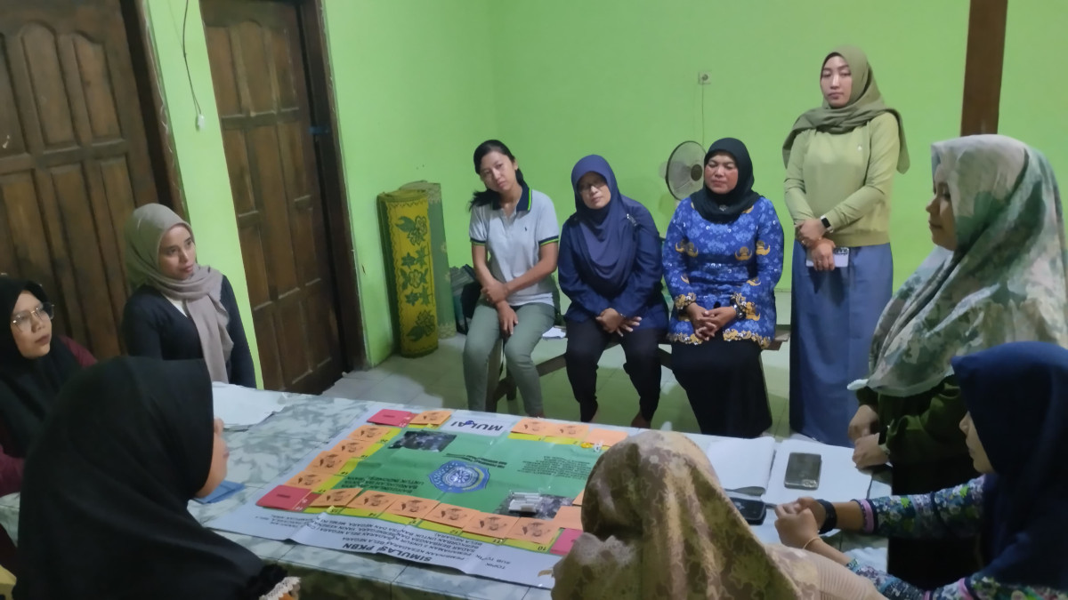 Latihan simulasi PKBN padukuhan Lodadi