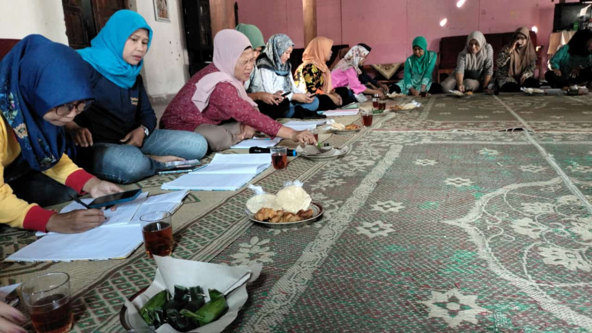 pertemuan PKK dusun kledokan