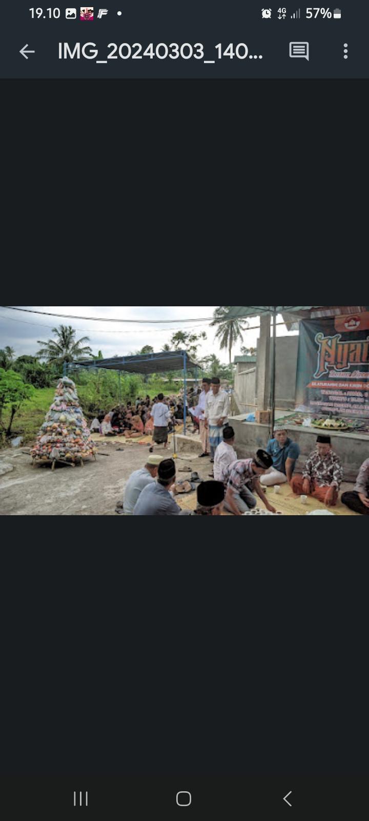 Acara nyadran didusun ngemplak asem