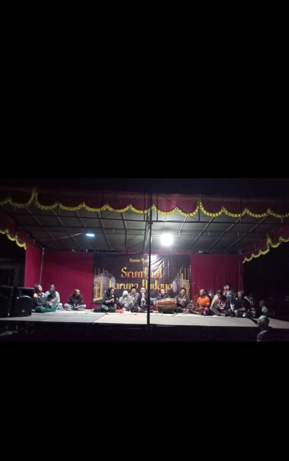 gladi bersih kesenian sruntul dusun Sapen