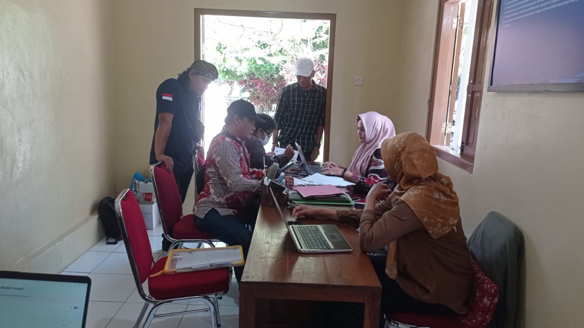 Monitoring Progres Coklit Minggu ke-3 Petugas Pemutakhiran Data Pemilih Kalurahan Umbulmartani