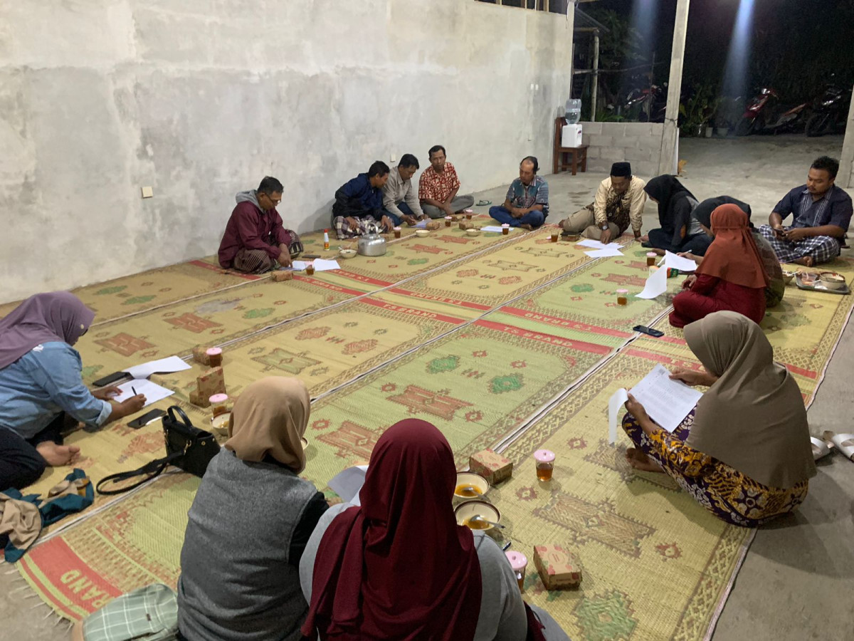 Musyawarah Padukuhan Data Kemiskinan Dusun Cilikan