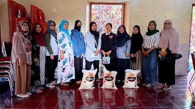 Pendistribusian Beras Fortifikasi Bagi Ibu Hamil dusun Degolan