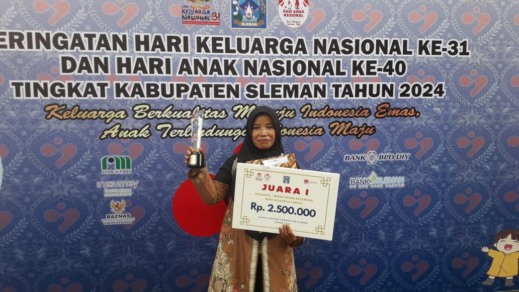 Juara 1 lomba BKL dari dusun Kalisoro Umbulmartani