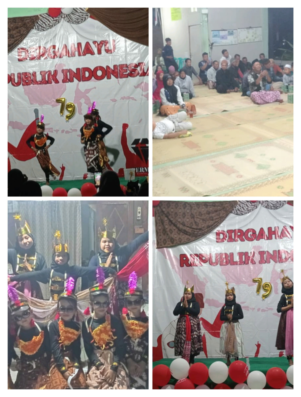 Peringatan  kemerdekaan 17 Agustus  dipadukuhan tanjung