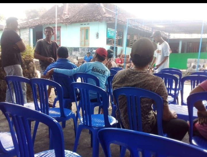 Takziah warga puntuk ke dusun Meces umbulmartani