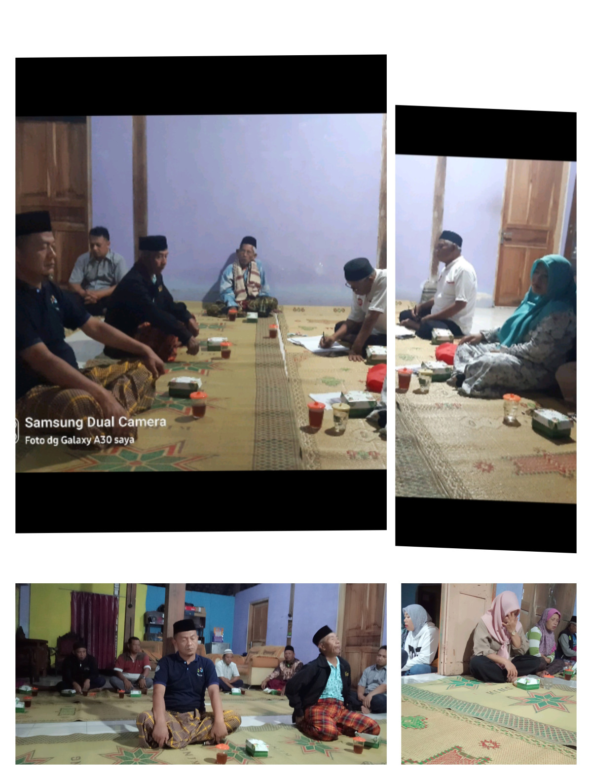 Pertemuan rutin RT 03,RT 04 Rw 29 Dusun Tanjung