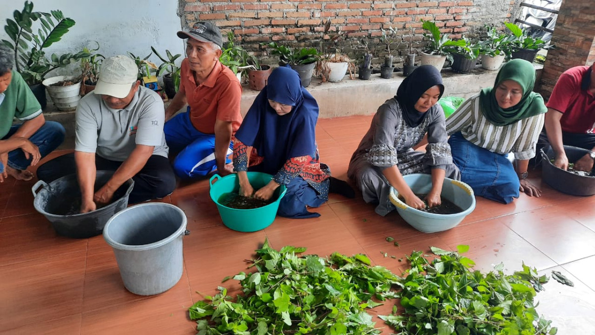 pembuatan biosaka di dusun sapen
