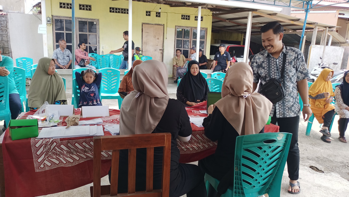 Pelaksanaan pemungutan suara di Puntuk Dongkelsari Rejodani Umbulmartani