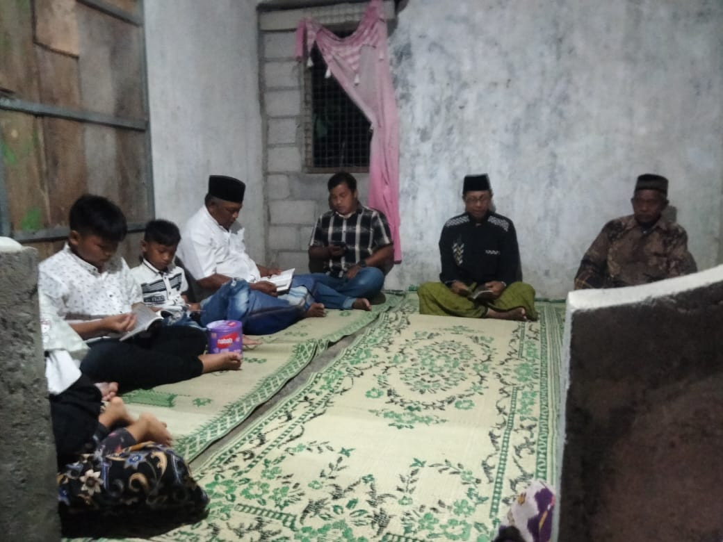 Yasinan dirumah bapak syarifudin puntuk Dongkelsari Rejodani