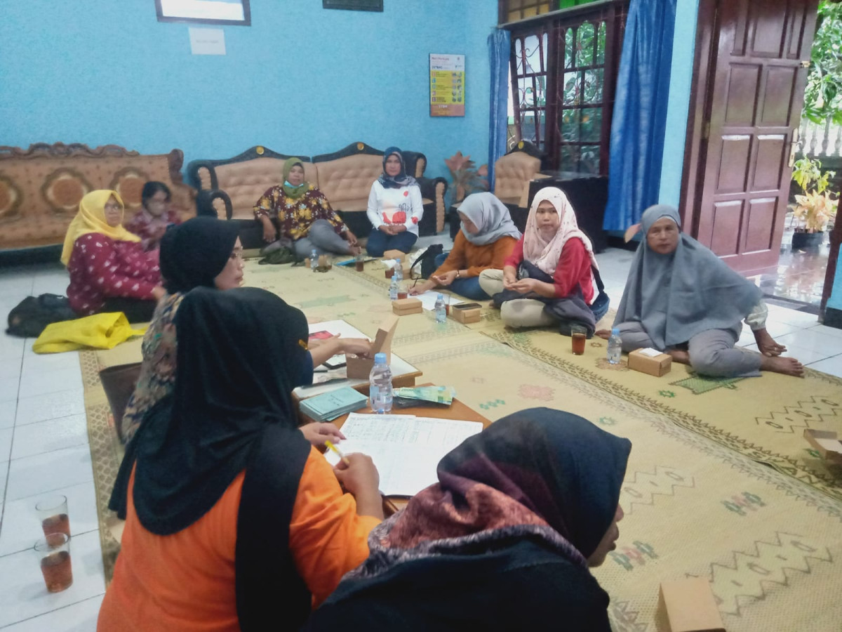 pertemuan kader KB dusun sapen