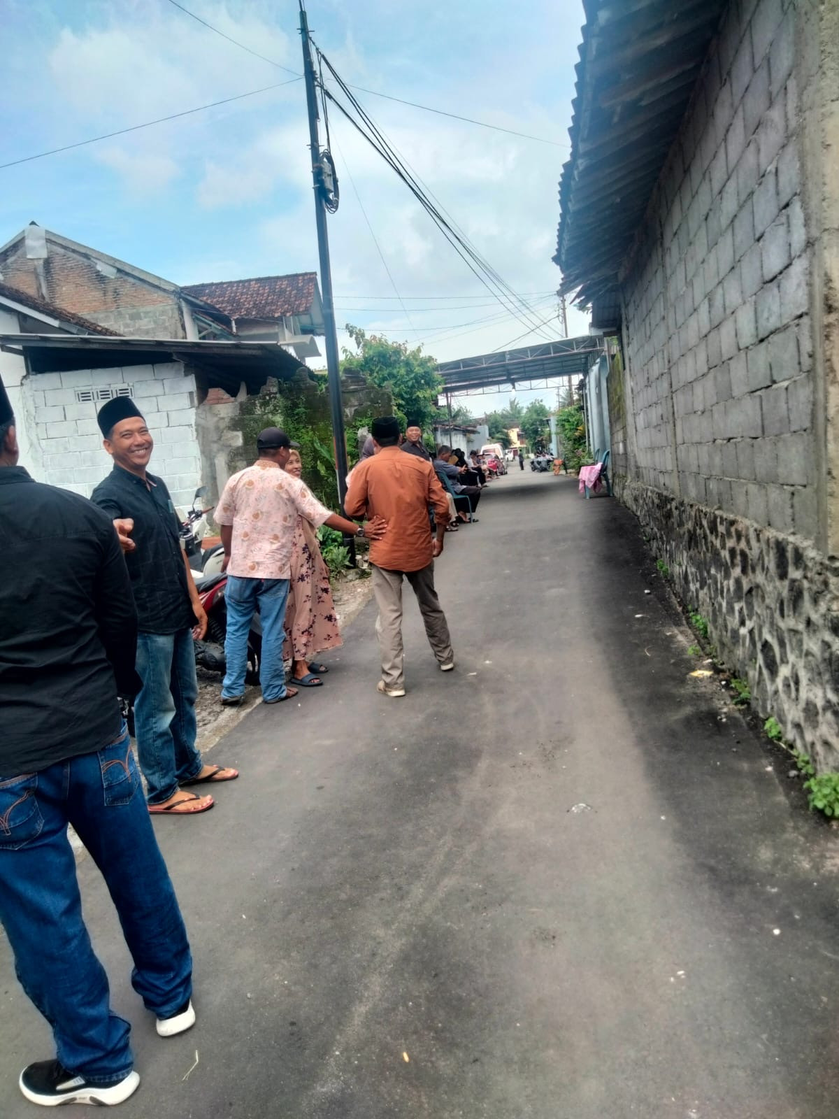 Takziah warga puntuk ke dusun tetangga