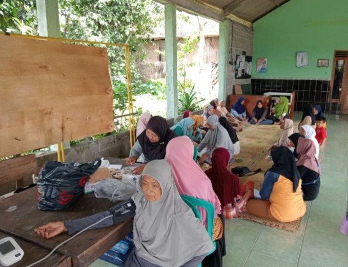 Dusun Tanjung PKK, posyandu lansia dan Bkr